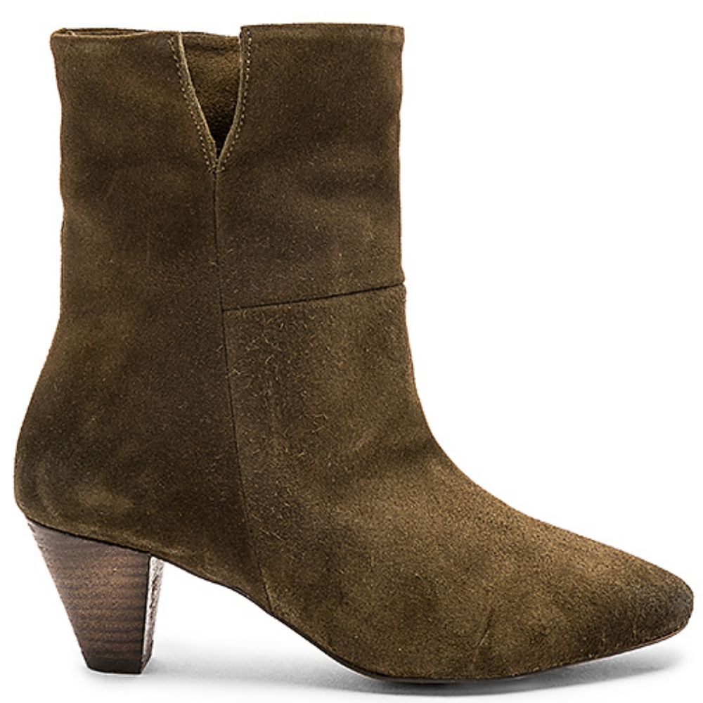 FREE PEOPLE ADELLA KHAKI ANKLE BOOTS BOOTIES
